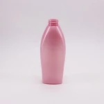 Eco-friendly 300ml/10.1oz  PET plastic bottle for Cosmetic personal care Shampoo bottle flat shape Lotion bottle