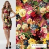 Eco-friendly No Moq Custom Printed Design Digital Printed Flowers 4 Way Stretch Habijabi Fabric