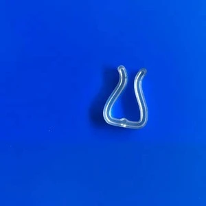 eco-friendly PS transparent plastic garment clip