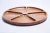 Import Eco-friendly Round Bamboo Plate Dish 5 Solt Serving Tray from China