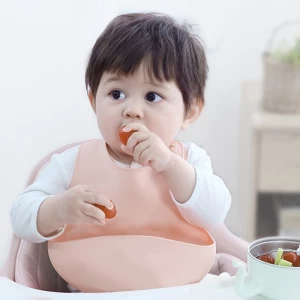 Eco-friendly Silicone Baby Bib Easy To Clean Silicone Baby Bib Wholesale Mix Colors Silicone Bib