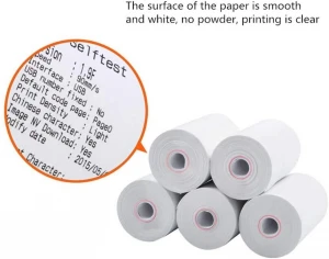 Eco-Friendly White Thermal Paper roll and Thermal Receipt Paper Cash Register POS Receipt Paper for Credit Card