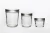 Import Eco Silver Vacuum Seal Lid Wedding Favors Tapered Glass Mason Jars For Jam Jelly Pickel from China