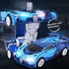 Electric car transform toy deformation robot