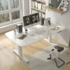 Electric Dual Motor Adjustable Table Customized Automatic Home Luxury White Tables Height Adjustable Desk