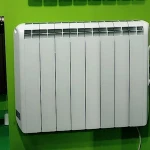 Electric heated clothes drying rack radiator