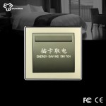 Electric Magnetic LED Push Button Switch with Text Backlight Always on