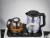 Import Electric Water Kettle Glass Double Kettle Temperature Control Cordless Glass Electrical Kettles from China