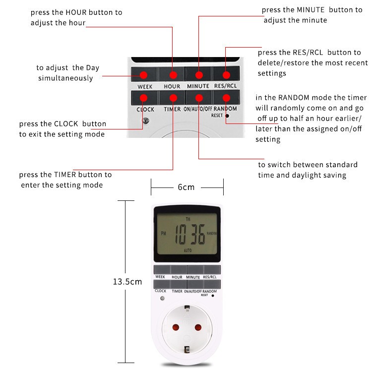 Timer Based Sockets Buy Electronically Programmable Digital Timer Switch Socket from ...