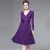 Import Elegant Deep V-neck Knit Sweater Dress Lady Dress from China