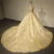 Import Elegant Sleeveless O Neck Long Train Wedding Dress Laced Ball Gown Luxury Arabic Muslim Wedding Dress 2018 from China
