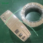 Embossed red plastic strapping roll for aluminum ingot
