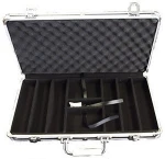 Empty Aluminum Poker Chip Case for 300 Chips