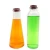Import Empty clear 330ml round square cone shape glass bubble tea drinking bottle with cork lids from China