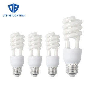Energy saving lamp cri color pbt B22 E27 220V AC 10w 18w half spiral fluorescent light
