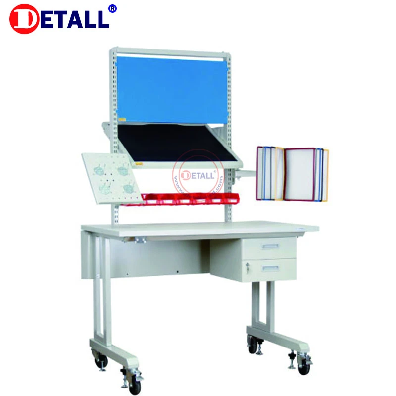esd test bench dental lab mobile workstation desk from Detall manufacturer