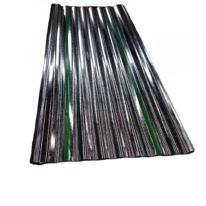 Ethiopia Zinc185g DX51D Zero Regular Spangle 20pcs Bundle Hot Dipped Zink Galvanized Corrugated Roofing Steel Sheet