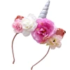 Euramerican designs stock RTS unicorn headband rainbow flowers baby hairbands