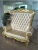Import European commercial hotel furniture wooden carved-flower two seater gold king throne wedding chair from China