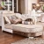 Import European French Style Antique Carved Wooden Fabric Living Room Sofa Furniture from China