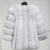 Import European popular long style fake fox fur winter warm coat from China
