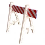 European Type Durable Yellow / Red Blowing Plastic Traffic Barrier Portable Safety Road Barrier Parking barrier