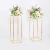 Import Event Rectangle Frame Centerpieces Flower Stand For Wedding Table Decoration from China