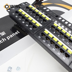 EXW CAT5E CAT6 Patch Panel from Owire Factory