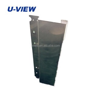Fabricated stainless steel U channel for building