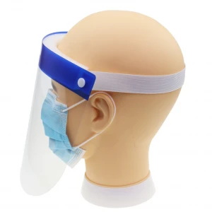Face Shield Anti-Fog Protect Eyes and Face with Protective Clear Film Elastic Band and Comfort Sponge Goggles Isolation Mask