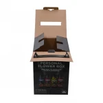 Factory  Custom printing corrugated carton box packaging heavy home appliance suitcase cardboard box with PP handle