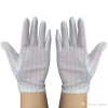 Factory customization HZ-4501 ESD Polyester Antistatic Cleanroom  Static Discharge mitten
