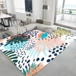 Factory Customized Crystal Velvet Carpet, Nordic Style Cushion Carpet Area Rugs Living Room Non-Slip Rug Decor Carpet Mat