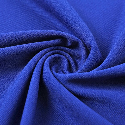 Factory Direct Air Layer Twill Stretch Knitted Twill Sueded Jersey Polyester Spandex Scuba Crepe Twill Moss Crepe Fabric