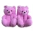 Import Factory direct sale red teddy bear slippers teddy bear slippers from China