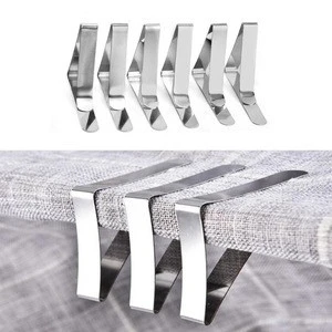 Factory Directly Provide Metal Household Chinese U-shape Plastic Table Cloth Clips