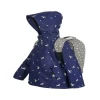 Factory heat seal  women OEKO-TEX100 reflective PU raincoat Recycled polyurethane customize  windbreaker rain  jacket coat
