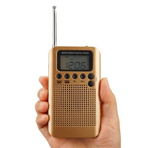 Factory hot sale Mini Am Fm Frequency Promotional Portable Radio