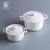Import factory price hot sale ceramic porcelain soup tureen cooking pot with lid&amp;handle from China