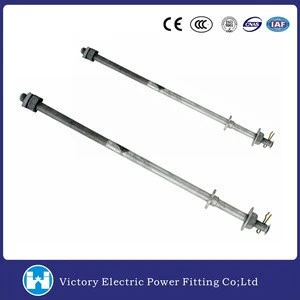 Factory Price OEM Electric Power Accessories Link Fittings Single Upset Bolt Hot Dip Galvanized Spool Bolt