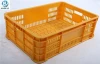 Factory sell 600*415*180mm plastic crate for agriculture vegetable and fruits stackable bin