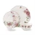 Import Factory supply floral wedding dinnerware 20pcs crockery glazed royal porcelain dinner set from China