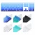 Import Factory Supply Ombre Blue Silicone Keyboard Cover Keypad Skin for Apple Magic Keyboard with Numeric Keypad A1843 MQ052LL/A from China