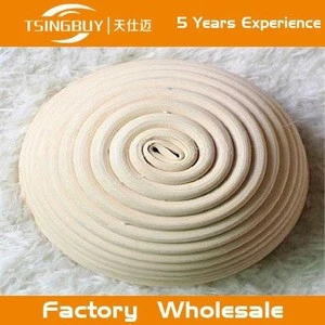 Factory wholesale 100% nature rattan handmade liner banneton proofing basket uk