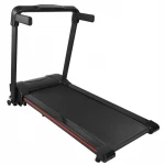 Factory wholesale black treadmill manufacturer with folding weight loss training equipment