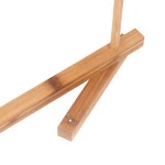 Factory Wholesale Home Collapsible Bamboo Pasta Drying Rack Hanging Spaghetti  Dryer Stand