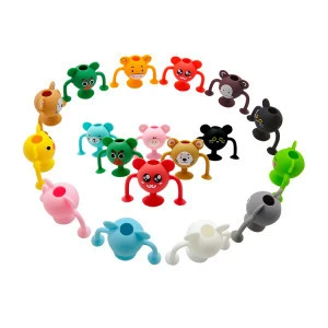 Factory Wholesale Multi function Silicone Teething Toy for baby STEM educational toy for kids