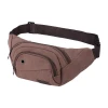 Fanny Pack Slim Canvas Water Resistant Waist Bag Pack for Man Women Carrying Mobile Phone