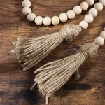 Farmhouse Rustic Country Beads Holiday Decoration wooden beads