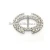 Import Fashion Bling Wedding Silver Plated Crystal Rhinestone Buckle for Women from China
